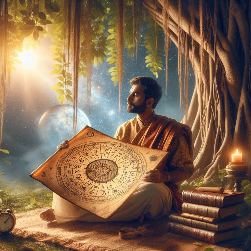 জন্মকুণ্ডলীর একটি আলোকচিত্রী মানচিত্র